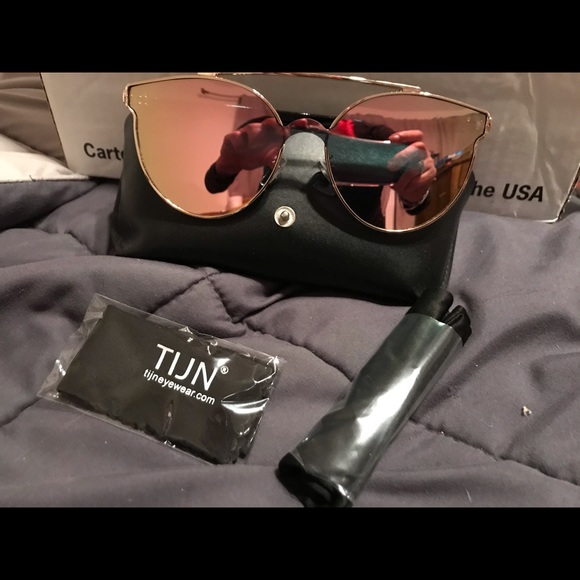 TIJN Danielle pink polarized sunglasses - Picture 3 of 5
